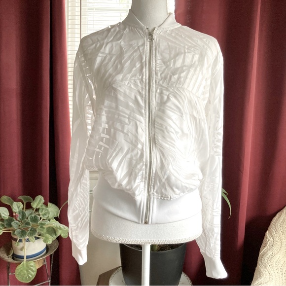 Victoria’s Secret White Sheer Sport Jacket, Sz S - Picture 1 of 4